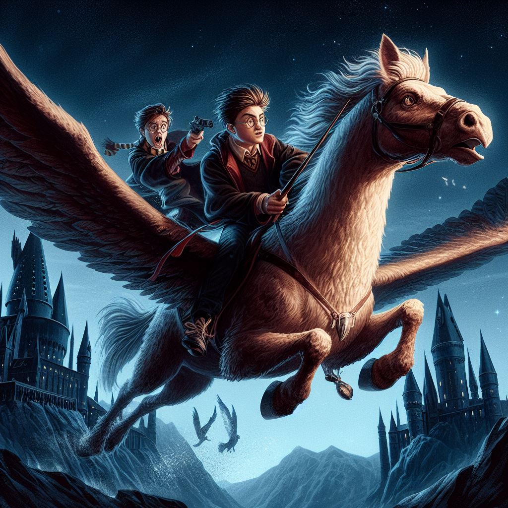 NotReal15631614's tweet photo. Hermione has had enough of this magical $#!t. #HarryPotter #AI #AIArt #MidjourneyAI #midjourneyart #Midjourney #BingAI #bingimagecreator #DALLE3 https://t.co/p1VWzDx0JZ