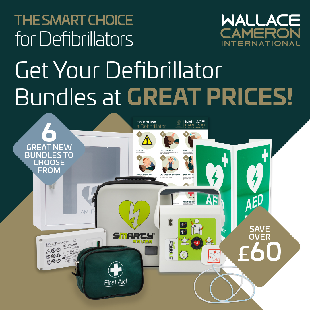 WallaceCameron3's tweet photo. Wallace Cameron understands that purchasing a #defibrillator can be confusing, especially when deciding which accessories you need Our Smart Choice Defibrillator Bundles are sure to fit all budgets. Click link to view https://t.co/vwPY0EmWH1 
#aed #cpad #firstaid #cardiacarrest https://t.co/tTtqscB8Qc