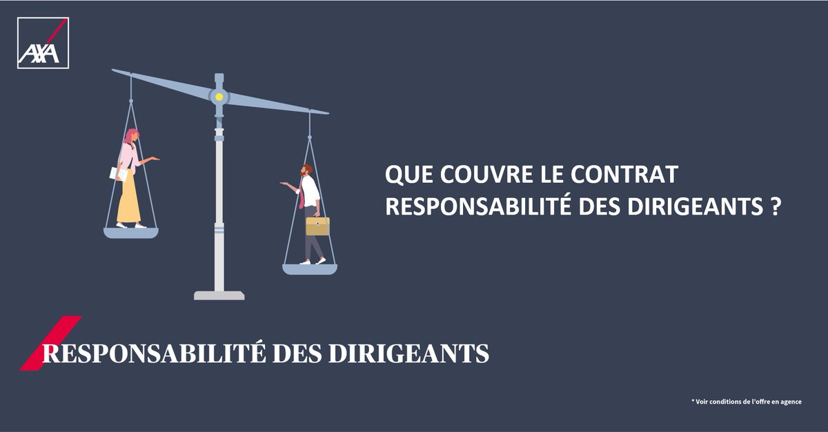 / #QuestionDuJour ❓  / 

Le contrat Responsabilité Des #Dirigeants prend en charge l’ensemble des frais de défense ainsi que les dommages et intérêts devant tout type de juridiction : Civile, Pénale, Administrative … ✔️

#entreprise #professionnel #pub