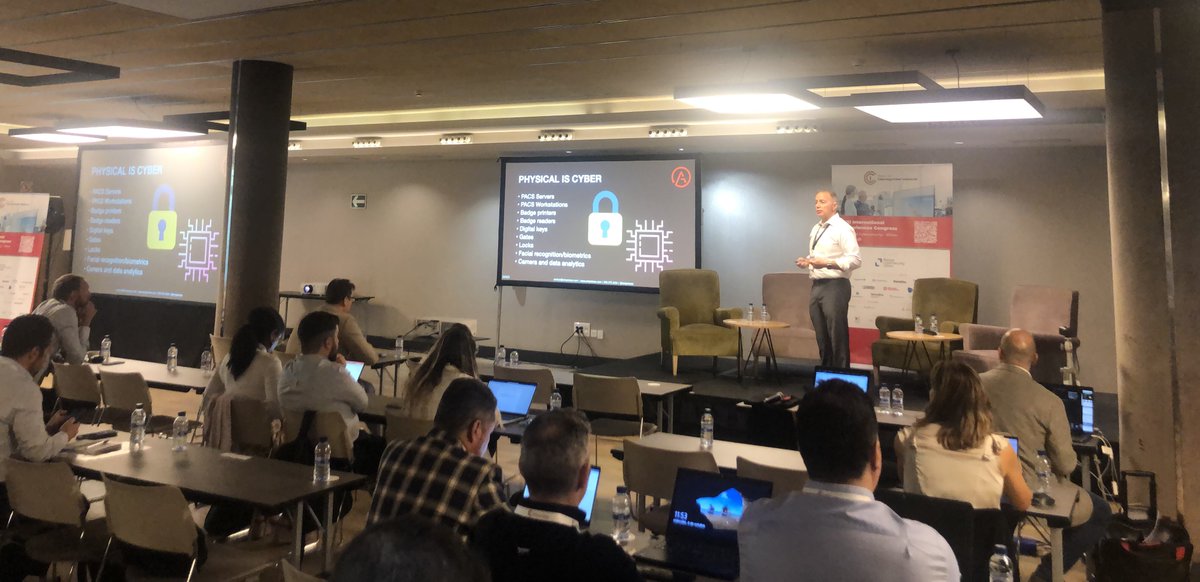 info_CCI's tweet photo. Siempre es un placer contar con Patrick Miller, coordinador USA y colaborador de CCI.

En este caso para compartir conocimiento sobre la combinación de fuerzas: convergencia de la seguridad cibernética y física hoy en #CCIcon21

https://t.co/mYmyUkkNKP https://t.co/cBuFz210gl