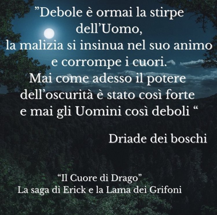 giappone75's tweet photo. Tratto dal libro:”Il Cuore di Drago” la saga di Erick e la Lama dei Grifoni.
#libro #librofantasy #racconto #raccontofantasy #TwittaLibro #narrativafantasy #letteraturafantasy #avventura #scrivere #leggerefantasy #leggere #fantasyitalia #fantasyitaliano #fantasyita https://t.co/KskbD7KANs