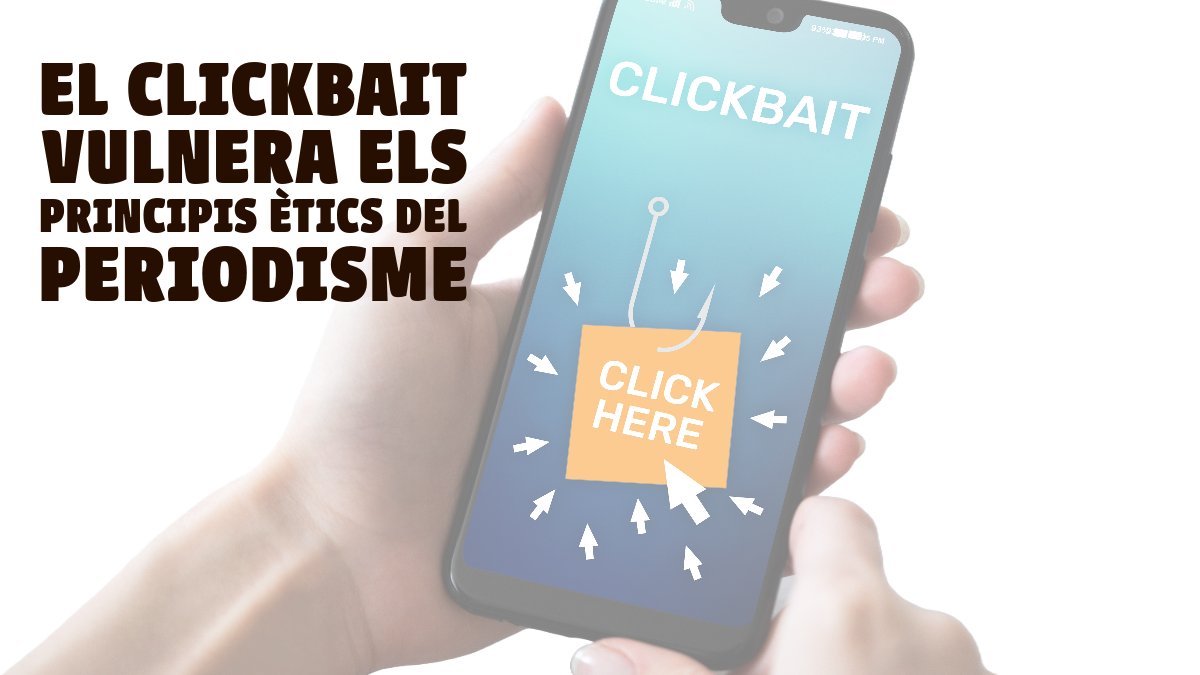 CICfundacio's tweet photo. ☑️COMUNICAT. El Col.legi de Periodistes, el Consell de la Informació de Catalunya i onze universitats denuncien el #ClickBait com una amenaça pel periodisme 
https://t.co/6P0wfWFswT https://t.co/evL0bn6w6g