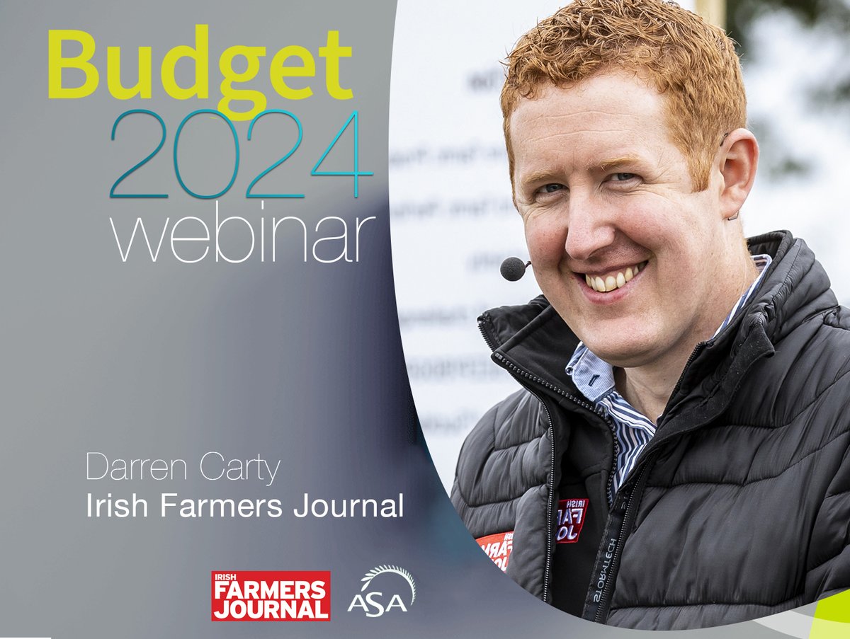🌟 Meet Darren Carty, with the <a href="/farmersjournal/">Irish Farmers Journal</a>! 🌟

Join us to hear from Darren and other experts at our upcoming #Budget2024 webinar with @ASAIreland and @thefarmersjournal on October 10th at 8pm 📈📊

👉Register here eu1.hubs.ly/H05yS9G0
