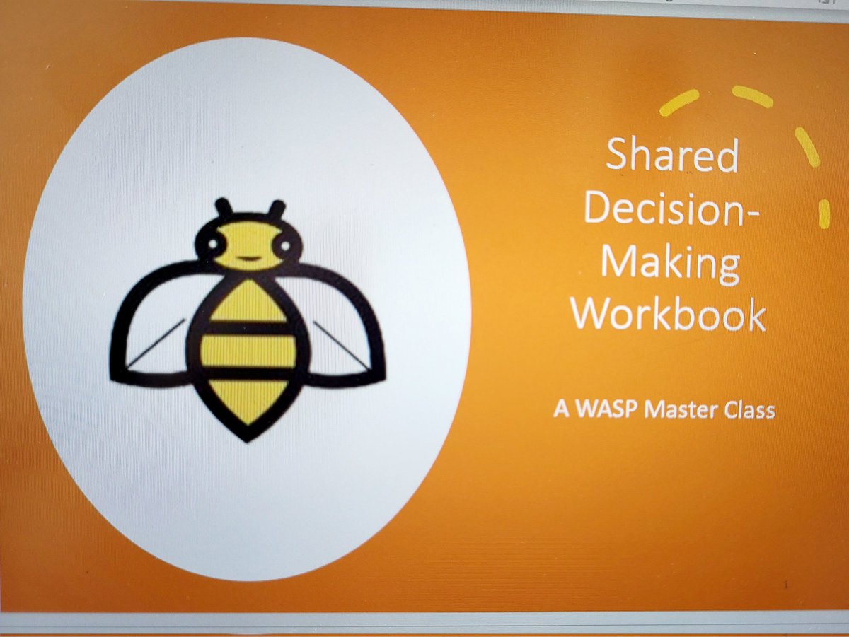Thank you <a href="/WASP_Pers_Care/">WASP - Personalised Care</a> for  my place on the shared decision making worshop today! Off to a Buzzing start! 🐝
<a href="/LucyLew79/">Lucy Lewis</a>