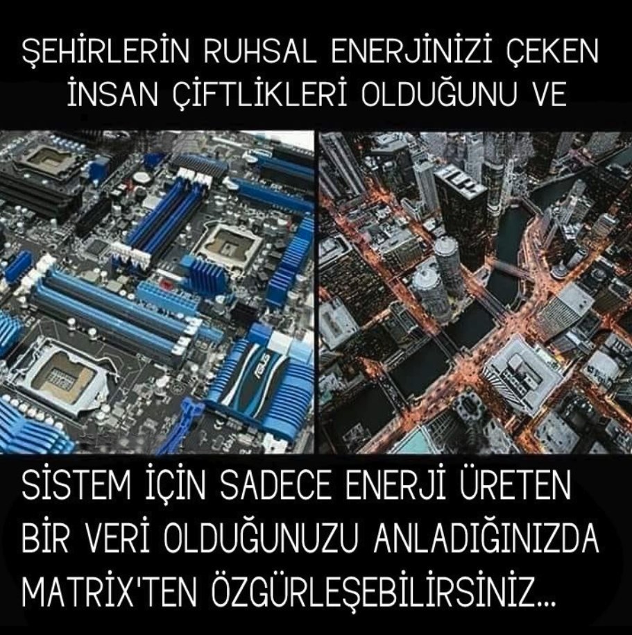 İblisin en önemli yaptığı işlerden birisi; İnsanlığı beton kutularda yaşamanın modernlik olduğuna inandırmak oldu...