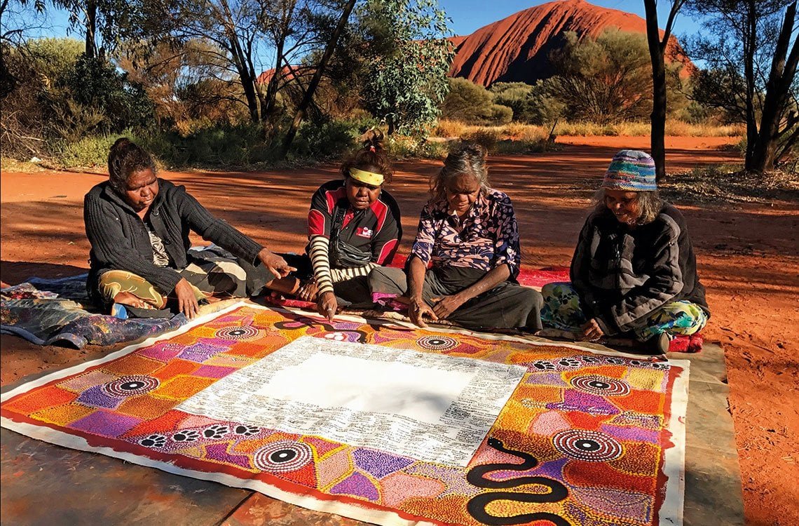 PRGuy17's tweet photo. The Uluru Statement from the Heart isn't a power grab by Canberra elites — and that's exactly why power-hungry Canberra elites are trying to sink it. https://t.co/MkvnByzXYU