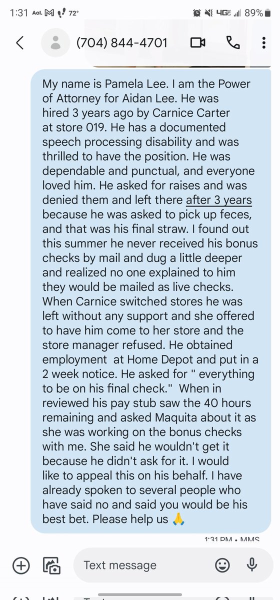 Pam_elaSC's tweet photo. @SalArmyCLT @HarrisTeeter @UWGreaterCLT @HarrisTeeter @ADANational @auburnangie34 @angiedanielewicz #store019 #HelpMySon https://t.co/WksuX5R294