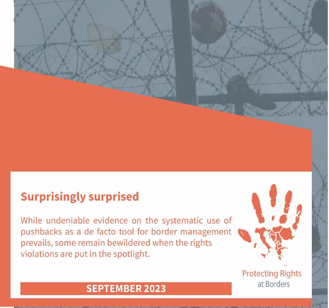GCRefugees's tweet image. 🚨 Beaten by police, bitten by dogs, and robbed of all rights: New Report Reveals Alarming Pushbacks and Violations at Europe's borders
gcr.gr/en/news/press-… 

#EndPushbacks 

@DRC_ngo @asgi_it @GCRefugees @DiaconiaValdese @MYLA_Macedonia @SIP_interwencja @ecre