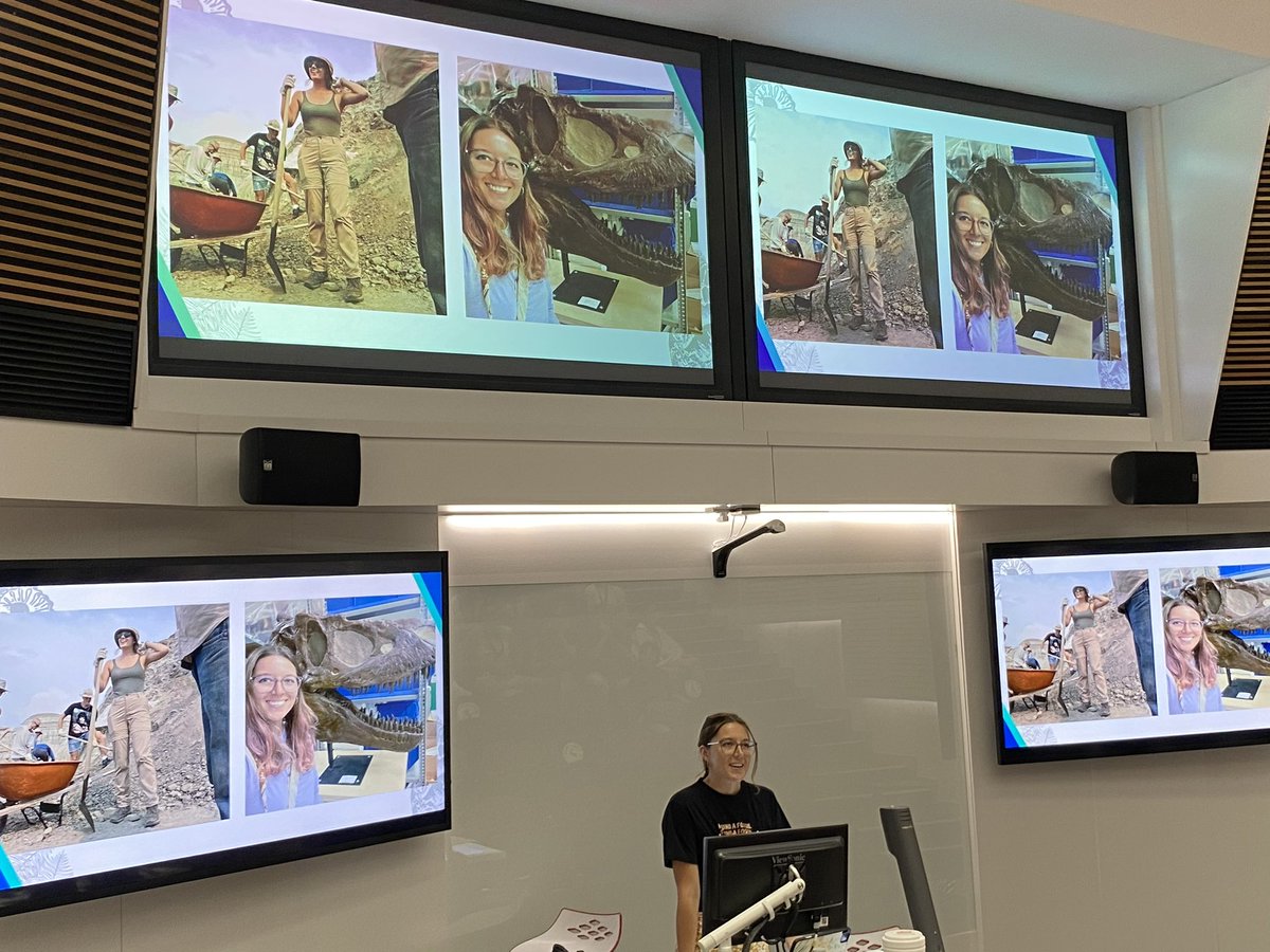 mqnatsci's tweet photo. Our #SuperstarofSTEM @sallykhurst shared her amazing journey as a palaeontologist &amp; archaeologist and the many diverse opportunities that has come her way! Thank you to the @Macquarie_Uni Science Experience students for their great questions and engagement! @NISEP01 @JoanneJamie2 https://t.co/kYRrCxtufS