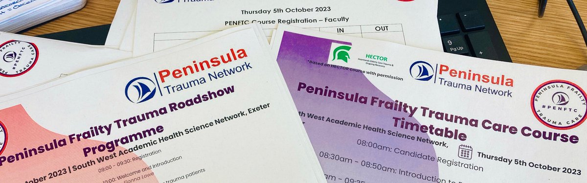 peninsulatrauma's tweet photo. Our team are busy prepping away ahead of our #PENFTC and PTN Frailty Trauma Roadshow Days taking place tomorrow and Friday. We look forward to welcoming you ams showing you what we have #frailtytrauma #peninsulatraumanetwork 🩻🩺🚑💙 https://t.co/06pnrSeW6a