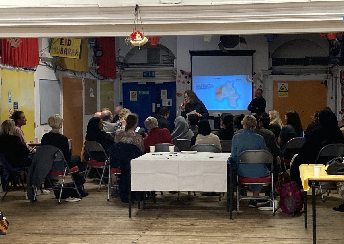 TowerHamletsCVS's tweet photo. Thank you to everyone who attended our #StateOfTheSector survey launch last night! We had some very interesting conversations, which have given us lots to think about in terms of solutions.
You can read our report here ➜ https://t.co/qT4wRbllR1
#vcs #THCVS #TowerHamlets https://t.co/MGbjzqsCr5