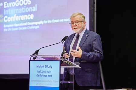 MarineInst's tweet photo. 📓The 10th #EuroGOOSConference taking place in Galway,  providing a critical opportunity to mobilize partnerships and efforts to enhance global ocean observations to provide the vital data needed for improved forecasts and early warning systems to protect people and planet.

Read more ➡️ https://t.co/Fnff5wGynT

#Marine #OceanObserving #EOOS #OperationalOceanography 

@EuroGOOS @UNOceanDecade @Eir_OOS