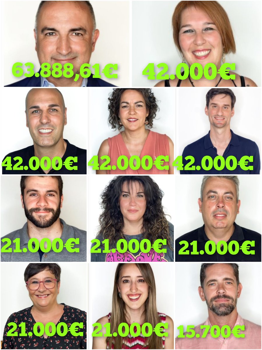 Primera medida que tomó en junio PSC&amp;ERC subirse el sueldo!!! Ya pueden ponerse las pilas que estamos en Octubre y lo único que hemos notado de diferencia los vecinos, es que ustedes cobran más #pscripollet  #ercripollet  #decidimripollet  #ppripollet  #voxripollet