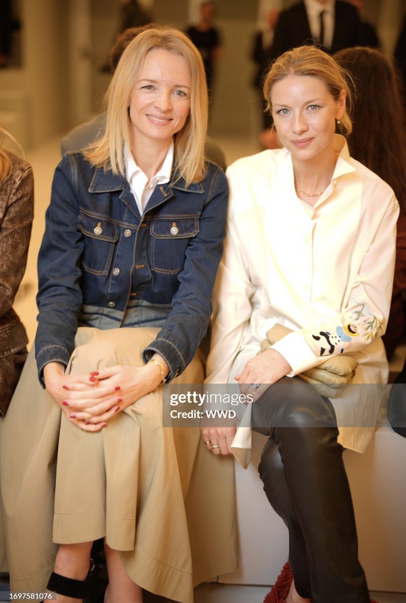 Caitriona sitting front row at Loewe Ready to wear Spring 2024, Sept 29, 2023. #ParisFashionWeek2023