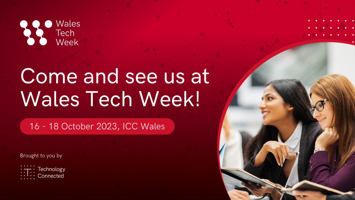 Come and visit us @WalesTechWeek between 16th and 18th October 2023 @ICCWales, where we are excited to be an exhibitor. Discover more about this highly anticipated hybrid tech summit: walestechweek.com