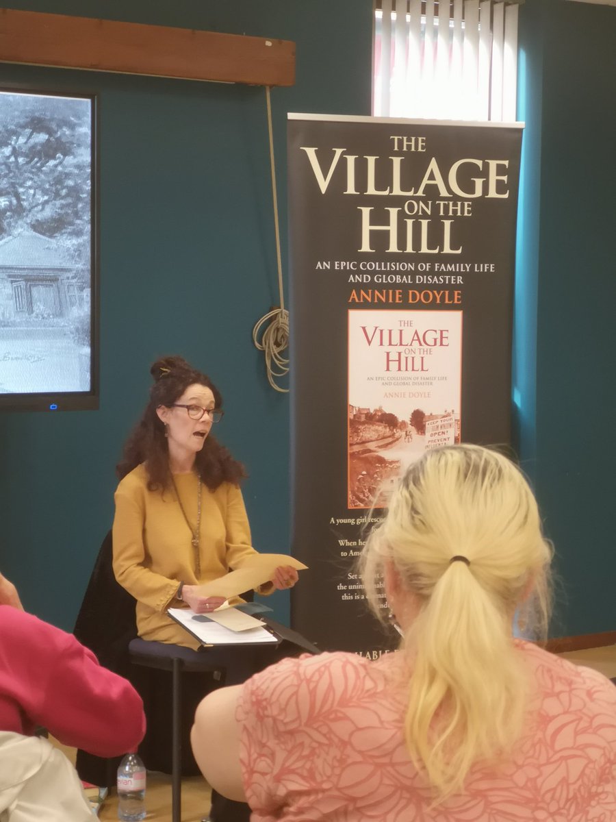 gateslibraries's tweet image. Lovely to have @anniedauthor along to #BlaydonLibrary today - telling us about her author journey and her new book, The Village on the Hill.  A chance for several of our Let&apos;s Talk Stories group to get together as well!