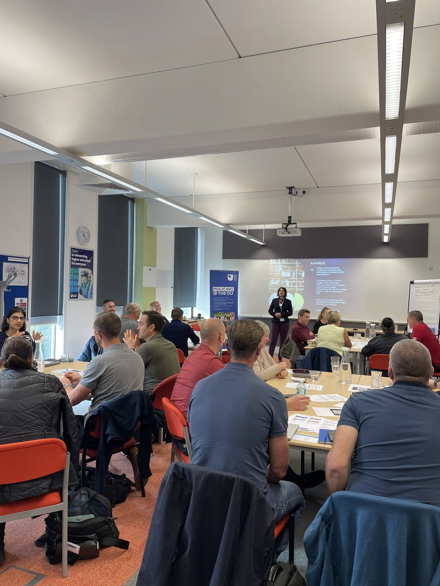 Open University Police Education (@oupolicing) on Twitter photo Excited to be back running our second session of Applied Leadership in Data & Tech course. Kicking off with an interesting talk on hindrance stress by our very own <a href="/sjseventeen/">Dr. SJ</a> #policingeducation <a href="/CollegeofPolice/">College of Policing</a> #LeadershipMatters #hindrancestress <a href="/OU_police_res/">OU-Police-Centre</a> Excited to be back running our second session of Applied Leadership in Data & Tech course. Kicking off with an interesting talk on hindrance stress by our very own <a href="/sjseventeen/">Dr. SJ</a> #policingeducation <a href="/CollegeofPolice/">College of Policing</a> #LeadershipMatters #hindrancestress <a href="/OU_police_res/">OU-Police-Centre</a>