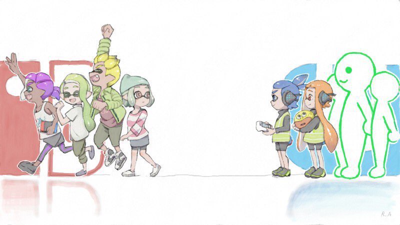 RaiAzuma's tweet photo. 3DS/Wii Uのオンラインサービスが2024年4月上旬で終了とのことで、いつかやってくるその日、がついに決まってしまいました😢

初代スプラ（オンライン）が遊べるうちに、できるだけ遊びたい…！ https://t.co/JxkLJa2atR