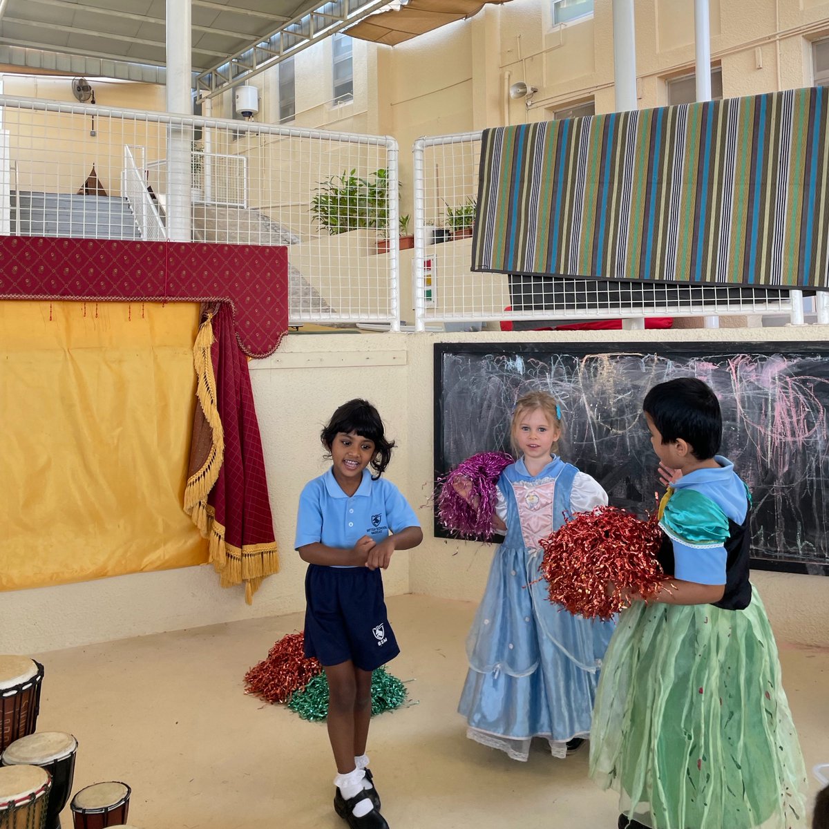 BSMuscatFS1's tweet image. Our little learners are having fun outdoors, twirling and dancing  with excitement. All while playing in the garden with a big smile.

#EYFS #FS1 #Fun #Everyonecan #wearebsm #britishcurriculum #wellbeingfirst  #bestfortheworld