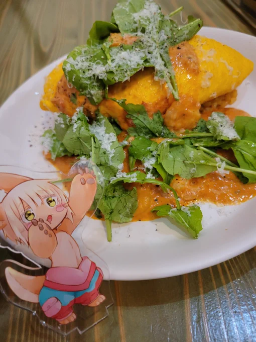 ふわとろオムライスだよんなちゃん!