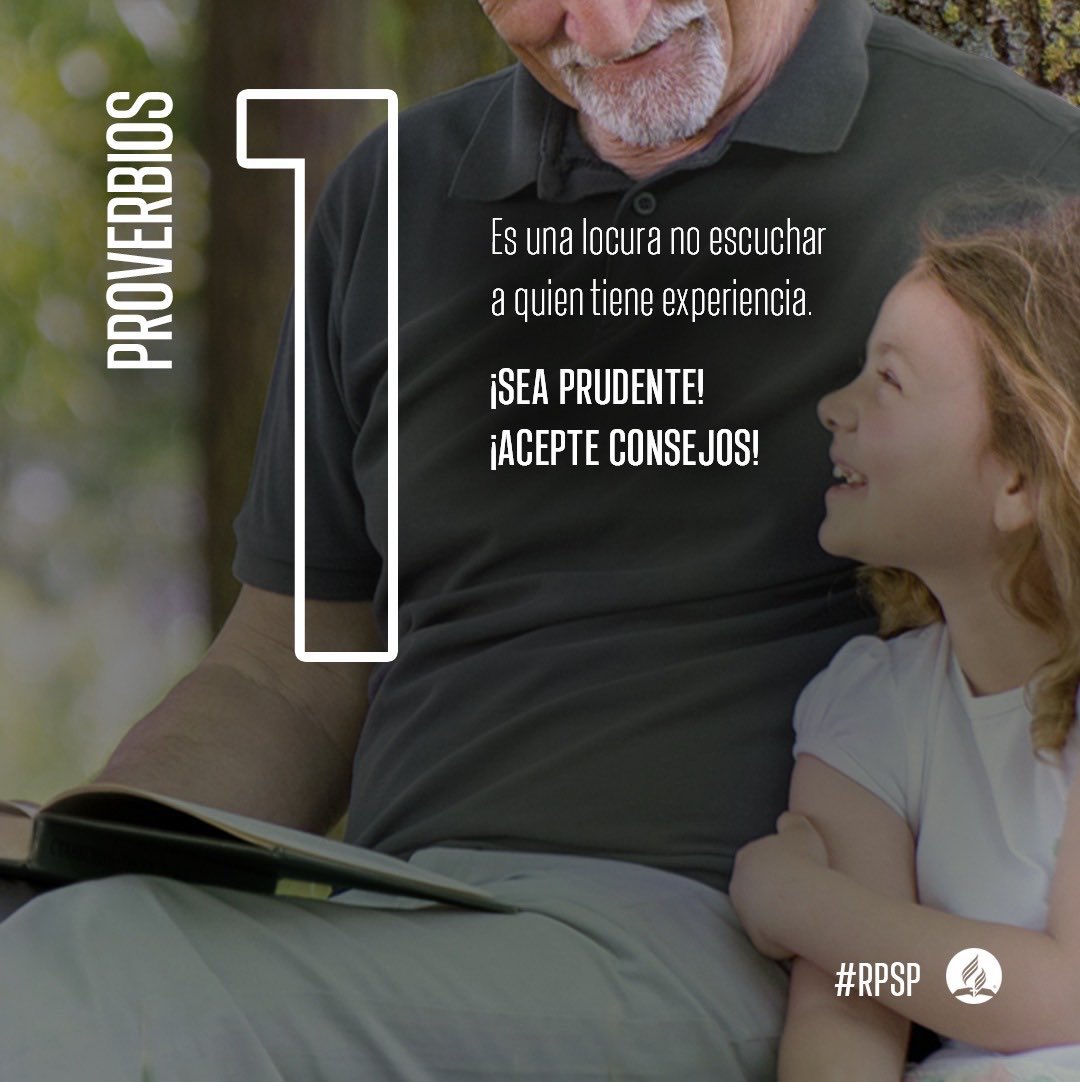 #Proverbios
“El que me oyere, habitará confiadamente, 
y vivirá tranquilo, sin temor del mal.” (Prov. 1:33).