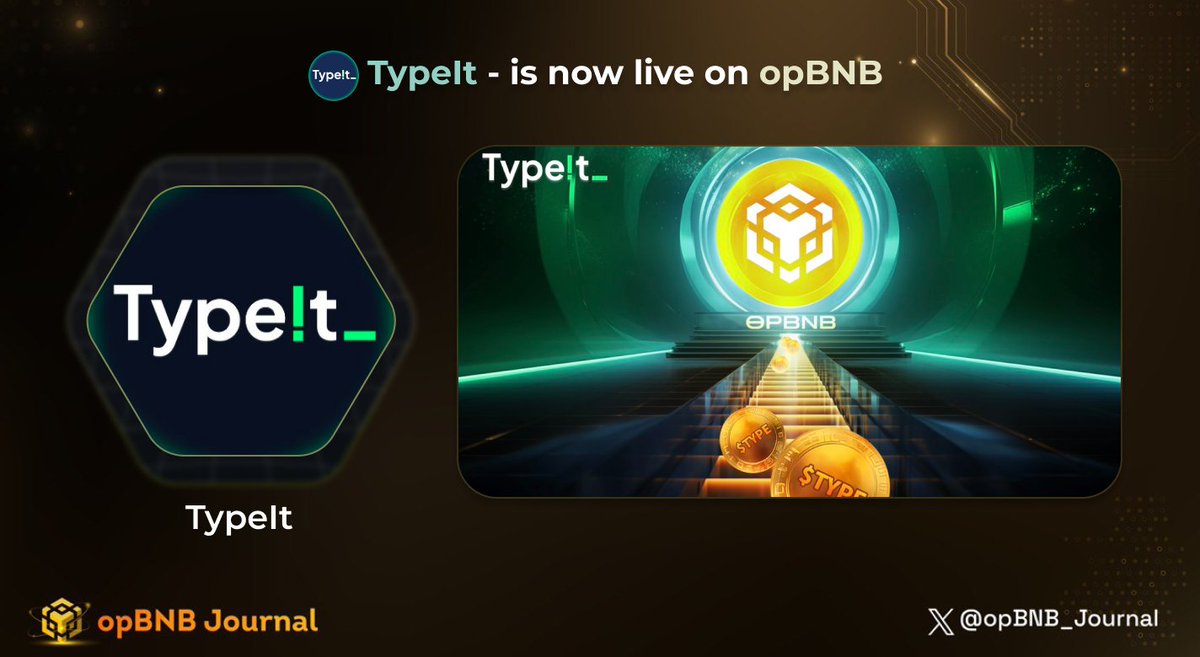 jenda (@degen_everyday) on Twitter photo 🥳 Welcome new member - <a href="/typeit_/">TypeIt (Type2earn -- First-Mining open)</a>!
👉 They are the first ever #Web3 keyboard that enables users to earn passive income by conducting day-to-day typing activities.
Let your creativity flow on #opBNB 🟡😜 🥳 Welcome new member - <a href="/typeit_/">TypeIt (Type2earn -- First-Mining open)</a>!
👉 They are the first ever #Web3 keyboard that enables users to earn passive income by conducting day-to-day typing activities.
Let your creativity flow on #opBNB 🟡😜