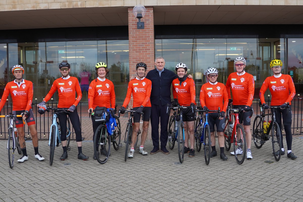 SunderlandAFC's tweet photo. ❤️ Tony Mowbray was at the SoL this morning ahead of #TeamStewart254's charity cycle ride!

The event will raise money for Darby Rimmer MND Foundation, Marcus’ chosen charity.

🔗 https://t.co/B3rZVMu1K5 https://t.co/n6R6RfAhVR