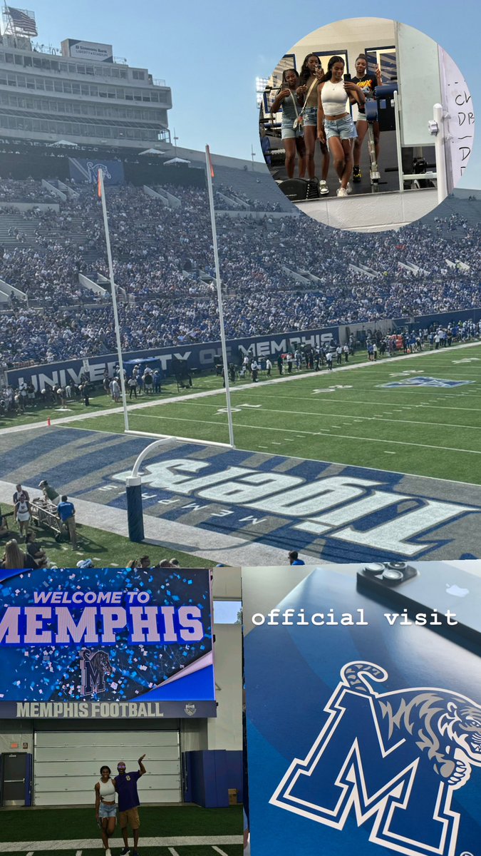 Thank you Memphis for a great visit #Gotigers?!?? #notcommitted