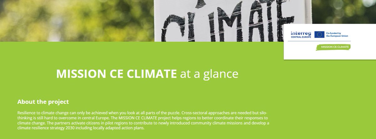Interreg CE Italy (@interregce_it) on Twitter photo Il progetto #MISSIONCECLIMATE finanziato da @InterregCE  si propone di raggiungere la resilienza climatica delle comunità locali attraverso l’adozione di strategie integrate e inclusive
Partner Italiani: <a href="/APEFVG/">APE.FVG</a> 
👉interreg-central.eu/projects/missi…
#cooperationiscentral Il progetto #MISSIONCECLIMATE finanziato da @InterregCE  si propone di raggiungere la resilienza climatica delle comunità locali attraverso l’adozione di strategie integrate e inclusive
Partner Italiani: <a href="/APEFVG/">APE.FVG</a> 
👉interreg-central.eu/projects/missi…
#cooperationiscentral