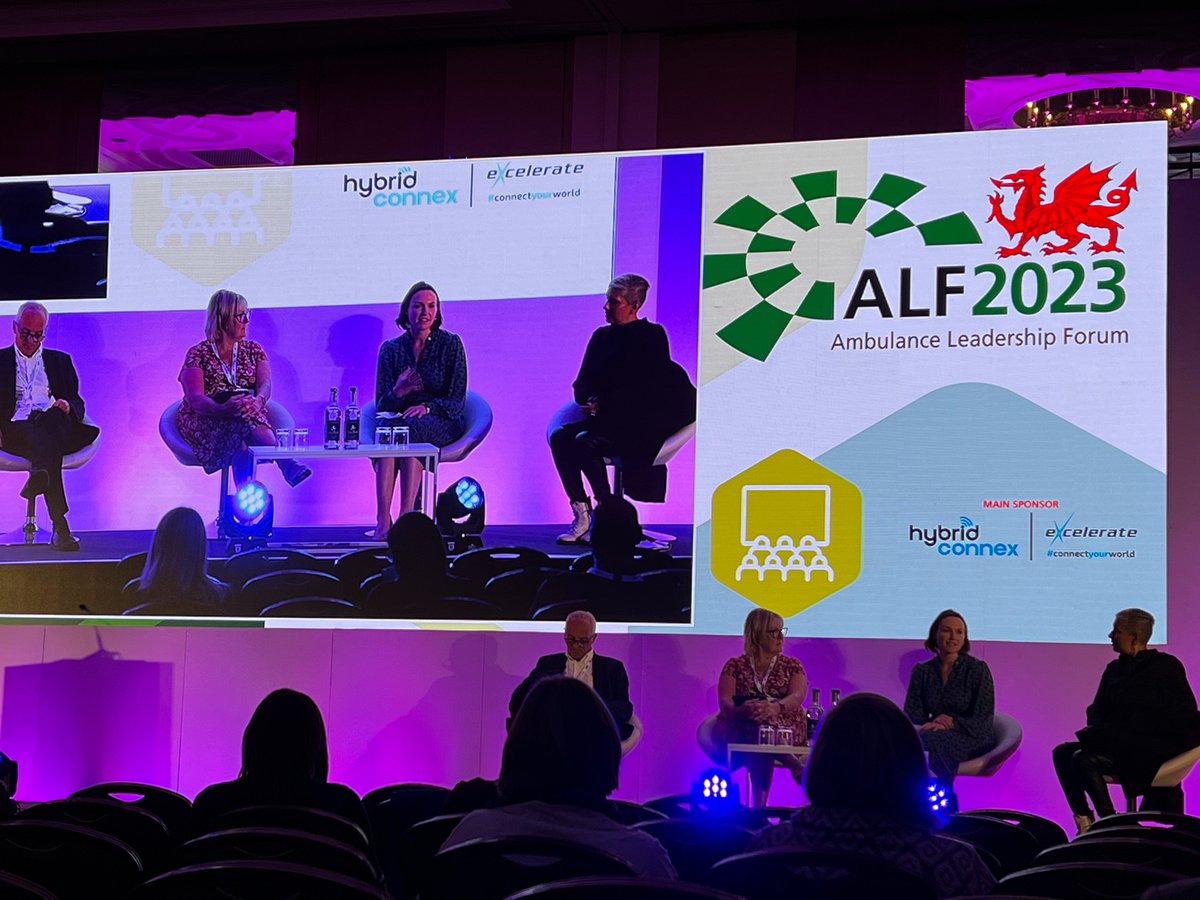 DrLouReynolds's tweet photo. #ALF2023 @AACE_org panel discussion brought to light an interesting tension for #modelsofcare as #ambulance identity is shifting from #highacuity to #lowacuity #primarycare. So often as #firstcontact to the #healthcare system, #paramedics are the only care option. https://t.co/7lCIiXcuco