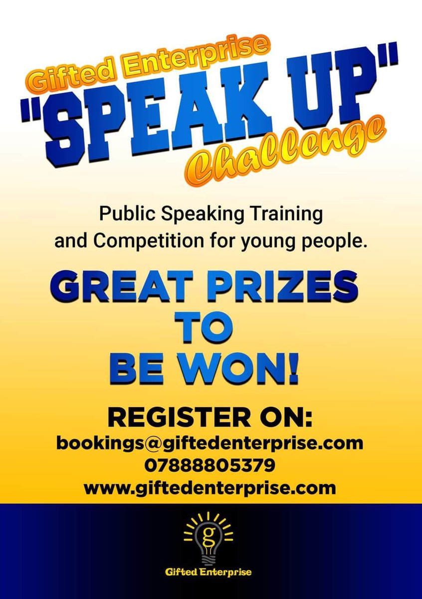 Register today at bookings@giftedenterprise.com or call 07888805379 for our next online training.