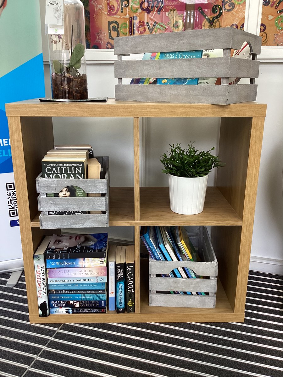 New adult books in our reception today. Come and brouse. No need to return; please pass on to another reader. #WWPAREADING @MrsPender1 <a href="/whistonwillis1/">Whiston Willis Primary Academy</a>