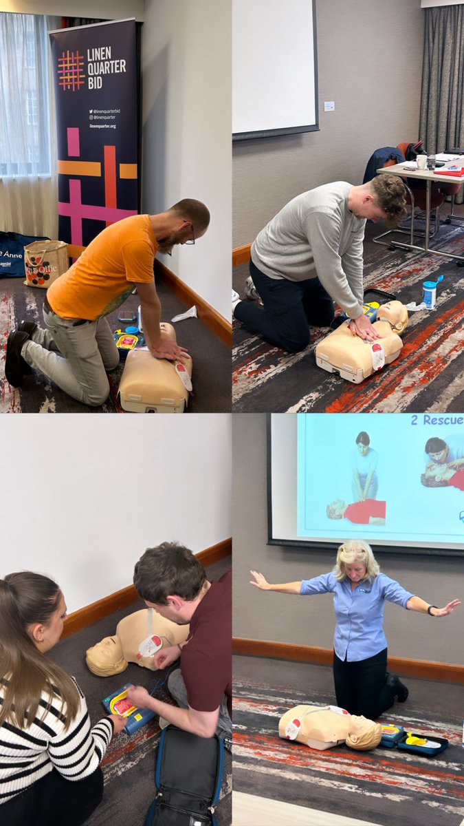 LinenQuarterBID's tweet image. Did you know? First Aid Training isn't just a skill; it's a lifeline!

First Aid Training in full swing. 

Our First Aid Training provides you with essential skills to respond confidently in emergencies. #FirstAidHero #SafetyFirst #LifeSaver