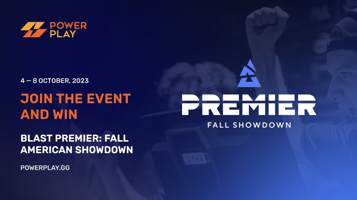 BLAST Premier: Fall American Showdown 2023 fantasy tournaments are HERE! 💥 

Join the event at Powerplay! ⚡️
Assemble your CS:GO dream team for epic battles and win!  
#esports #fantasygames #counterstrike #csgo #CS2 #BlastPremier #Powerplay