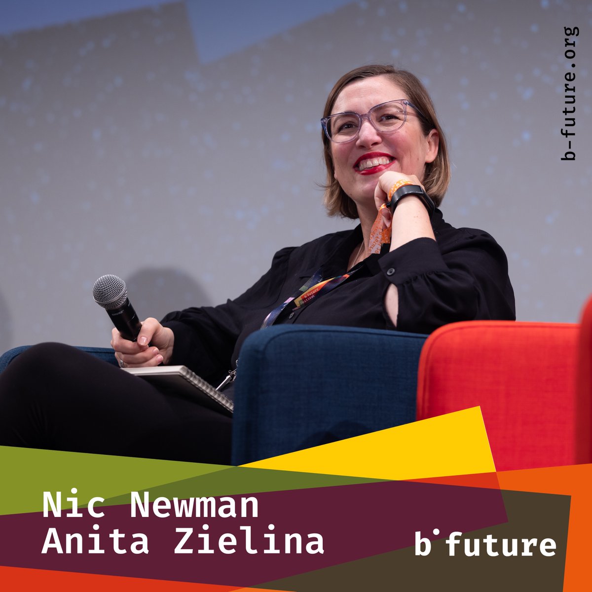 What’s behind news fatigue, and what can we do about it? @nicnewman and @Zielina delved into this insightful discussion during their fireside chat at #bff23. We'll be sharing a video of the session on YouTube soon – highly recommended: youtube.com/@bfuturefestiv… 🔥