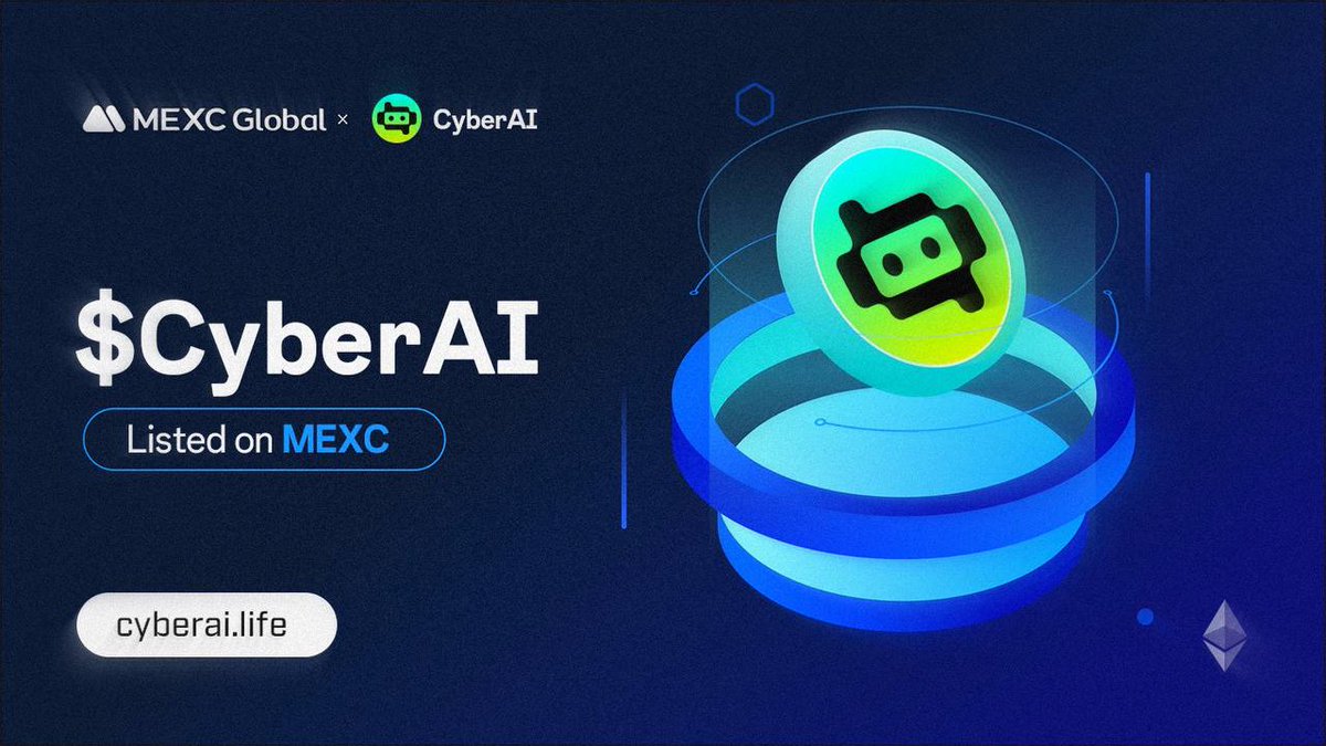 CyberAI (@cyberai1024) on Twitter photo ๐ Major milestone alert! ๐
#CyberAI has officially launched on MEXC and trading is now LIVE! Dive in and be a part of our growing journey. Trade CyberAI exclusively on MEXC now. ๐โจ
Join us, as we redefine the future of Crypto + AI together on #MEXC! ๐ก๐ #CyberAIRise ๐ Major milestone alert! ๐
#CyberAI has officially launched on MEXC and trading is now LIVE! Dive in and be a part of our growing journey. Trade CyberAI exclusively on MEXC now. ๐โจ
Join us, as we redefine the future of Crypto + AI together on #MEXC! ๐ก๐ #CyberAIRise