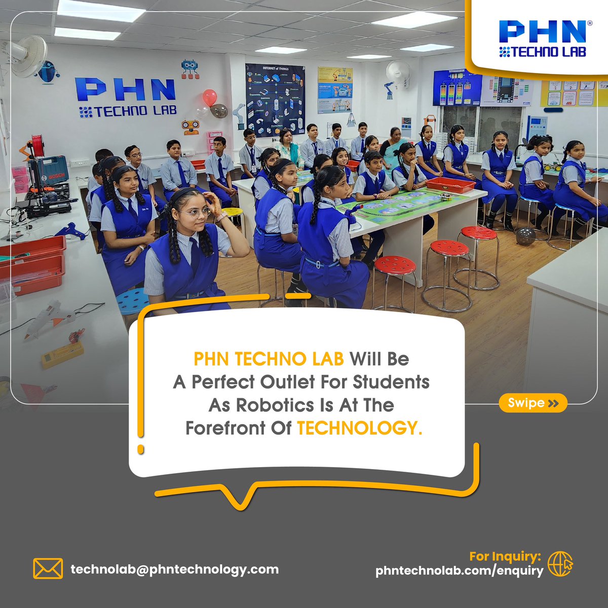 phntechno's tweet image. AI and robotics labs to nurture creative mindsets and problem-solving skills.
.
.
.
#roboticslab #Techlabs #STEMeducation