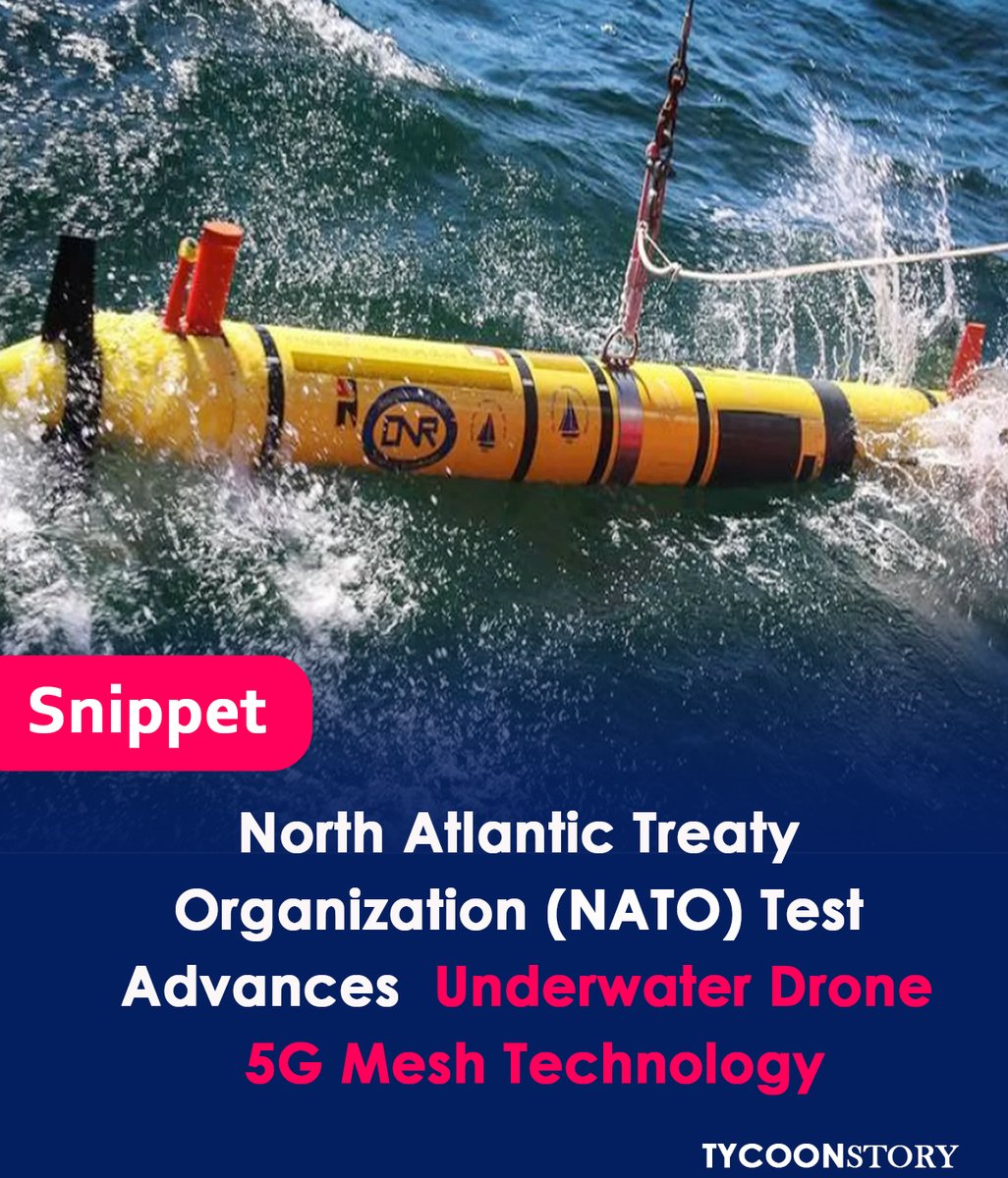 NATO's 'Dynamic Messenger' test links underwater drones via 5G mesh.
#underwaterdrone #5Gmesh #NATOTest #futureofwarfare #militarytechnology #maritimesecurity #unmannedsystems
#robotics #innovation #defense #technology #newscience @NATO