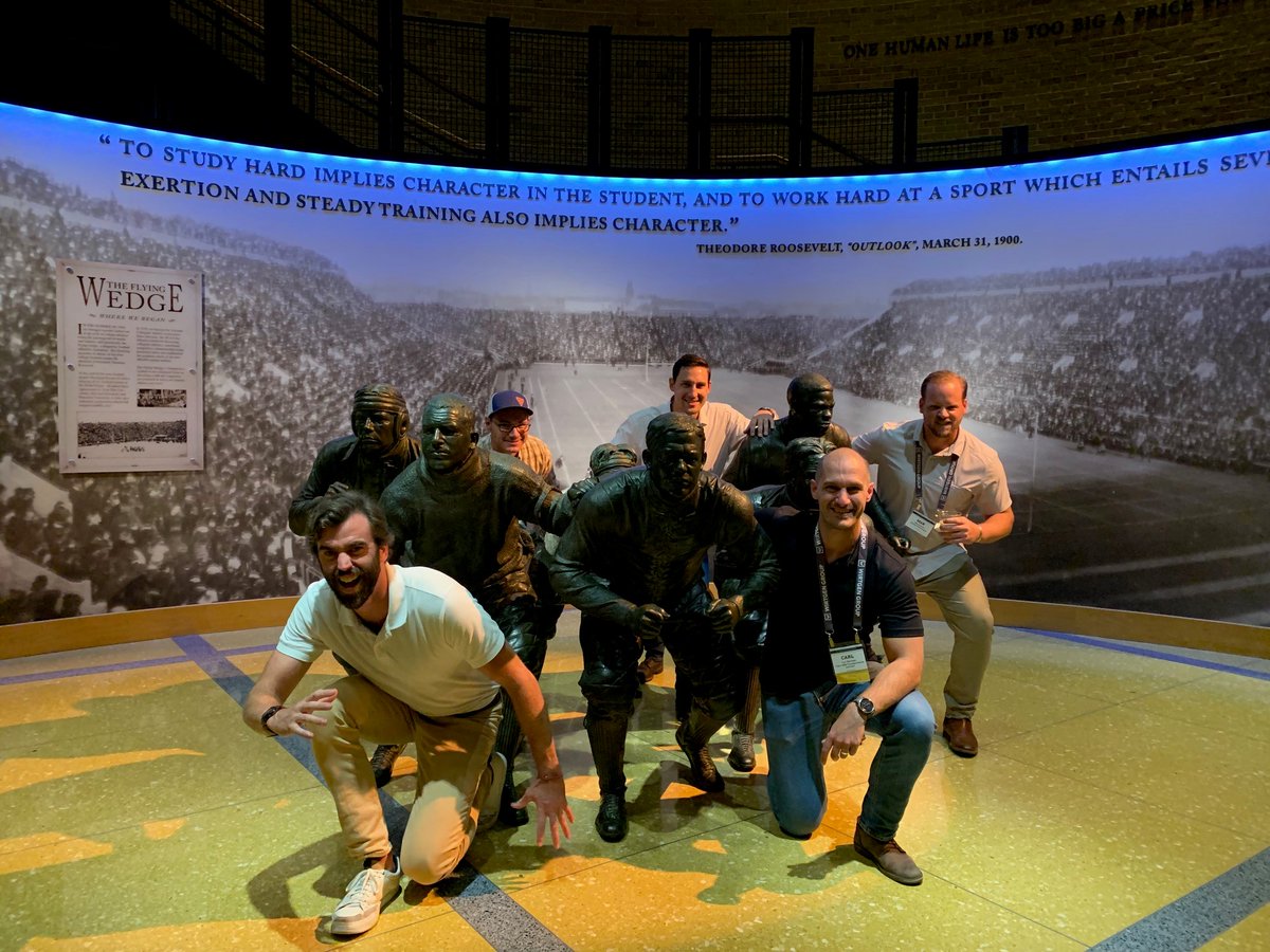 ARRAsocial's tweet photo. Our NCAA Reception was a touchdown! Summit Attendees had the opportunity to explore the museum and enjoy some quality time with their colleagues as they relaxed after a great day of presentations and productive committee meetings! https://t.co/JVYc53fALn