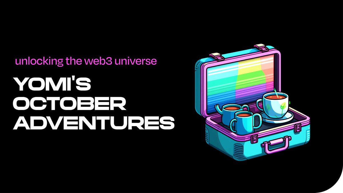 Embark on an October adventure with YOMI, your trusted guide to unlocking the vast Web3 universe. 🚀 Stay tuned for exciting updates, insights, and innovations as we navigate the decentralized frontier! 🌐 #Web3 #YOMIAdventures