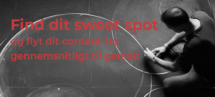 contmarkdk's tweet photo. Nyt blog post: Find dit sweet spot og flyt dit content fra gennemsnitligt til genialt #cmdk 
https://t.co/Cc2TMVBogJ https://t.co/a44SVt6d1J