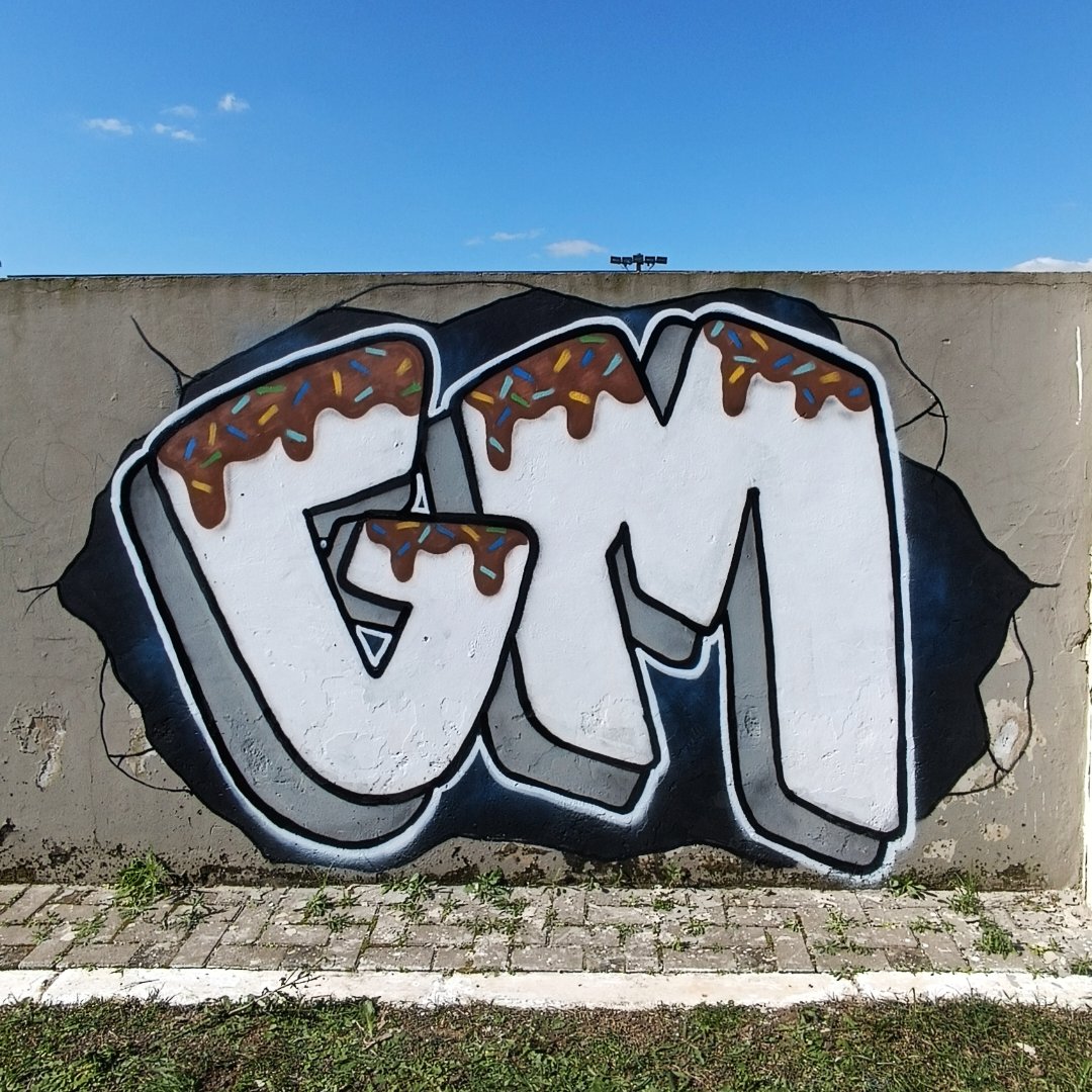 criptoface21's tweet photo. GM GM GM Fam 🙌☕🍩

Let's enjoy this beautiful day✨

A new GM From the streets is available 👇

Open edition

1 XTZ 

Mint your edition on Objkt 🔗⤵️ https://t.co/5YDXV49qA4