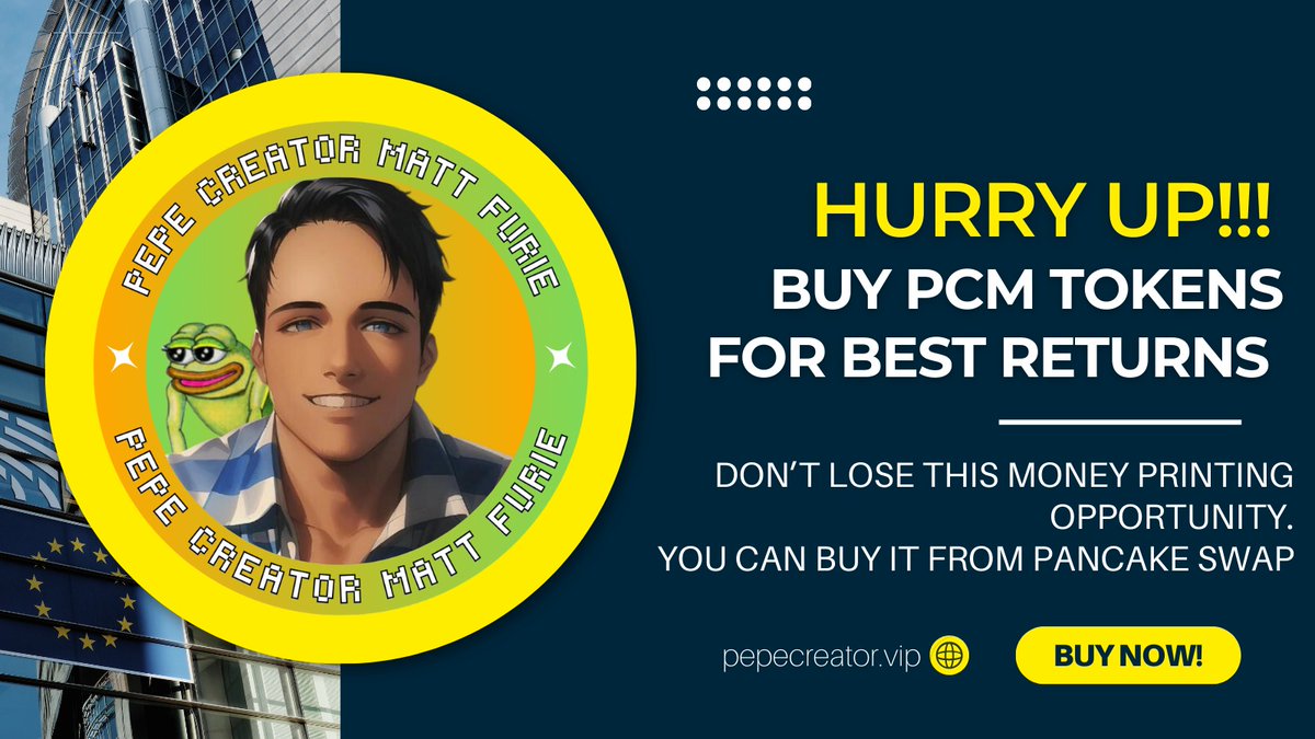 MattFan66's tweet photo. Don't miss this chance
#NFTs #marketcap $LTC $PLSX #babydoge #WEB3 #BLOCKCHAIN $FLOKI #Airdrop $XRP $PSYOP #PEPE $ADA #Blur $LADYS $BTC #BTC             #PSYOP #BAYC #Binance           $BNB https://t.co/HCnvzC915v