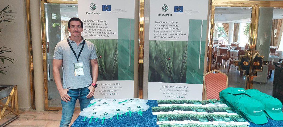 greenfield_agri's tweet photo. 📢 ¡Están teniendo lugar las XXXV Jornadas Técnicas de la Asociación Española de Técnicos Cerealistas (AETC) bajo el lema "Más allá del 2030".

Nos alegra compartir que estamos presentes en este evento con el proyecto LIFE INNOCEREAL, donde somos colaboradores 🔝 https://t.co/pVAAU2sXWs
