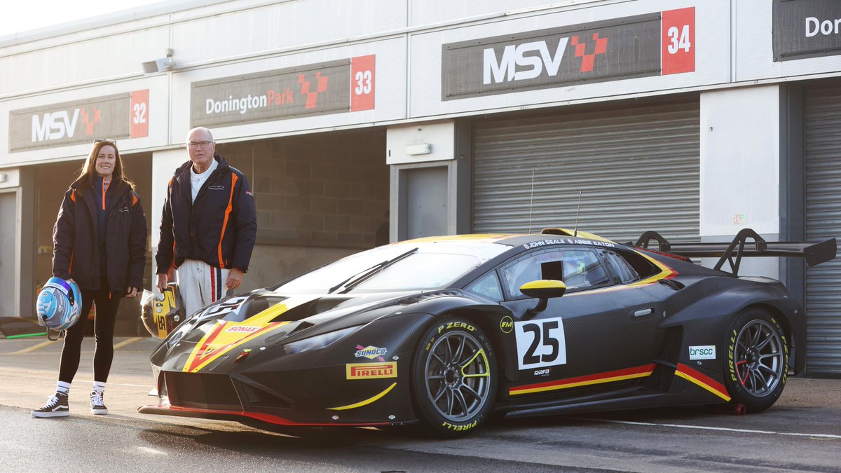 FoxMotorsportOT's tweet photo. 👉NEWS!👈 Back in #BritishGT with John Seale, Abbie Eaton and a brand-new Lamborghini Huracan GT3 Evo 2 for the #DoningtonDecider.

Full story ▶️ https://t.co/teP1gm1eQY

📸 @JakobEbrey https://t.co/TcteLGnj8M