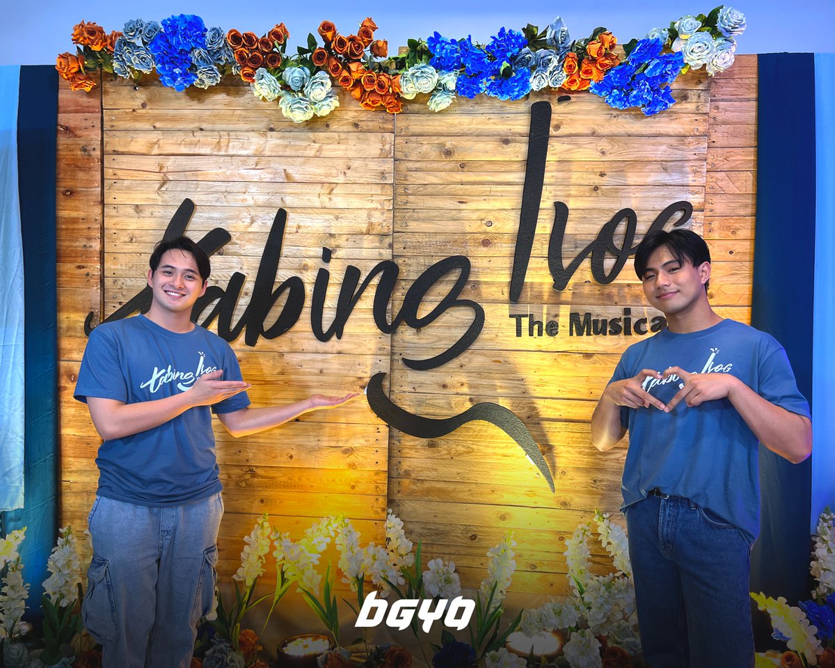 bgyo_ph's tweet photo. #BGYO | Different performance naman ang pinaghahandaan nina @BGYO_Akira and @BGYO_JL as this generation's 'Rovic' in Tabing Ilog: The Musical! 🌟🎭 Who's excited to see them on stage? Taas-kamay! ✨🙋‍♂️🙋‍♀️

#TabingIlogMusical #TatakStarMagic https://t.co/DAg5j1C0Ak