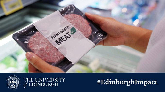 #Plantbased meat sales are stagnating. 

To get it on more plates - and take pressure off the environment - does it need a rebrand that ignores its eco-friendly credentials? 

Find out more via @EdinburghUni 
edin.ac/3PRzdGb

#EdinburghImpact