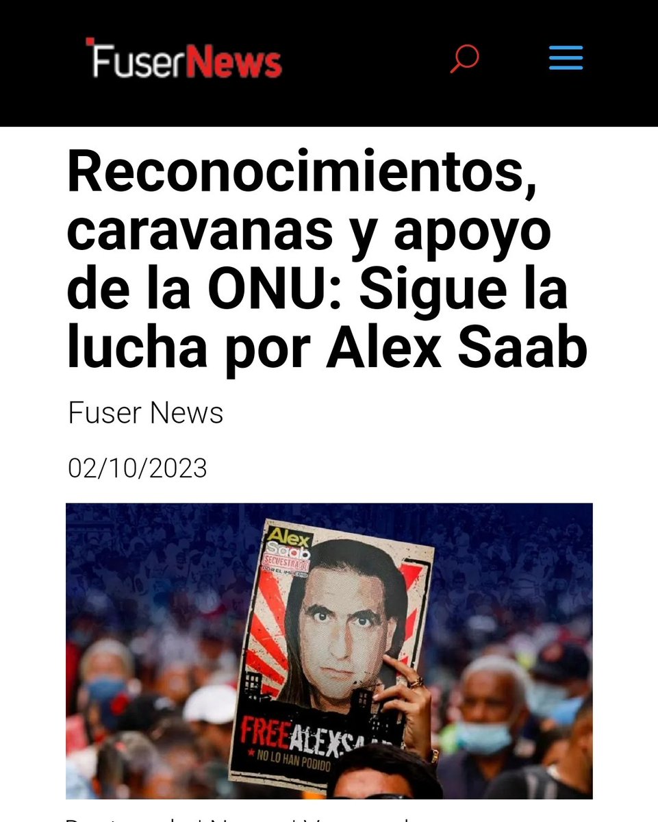 Los activistas y movimientos sociales de DD.HH. en Aragua reiteraron su acompañamiento a la causa por la liberación del Enviado Especial de Venezuela. #FreeAlexSaab @Cartajuanero @VP @POTUS @WhiteHouse @StateSPEHA #ConMaduroMásEducación fusernews.com/reconocimiento…