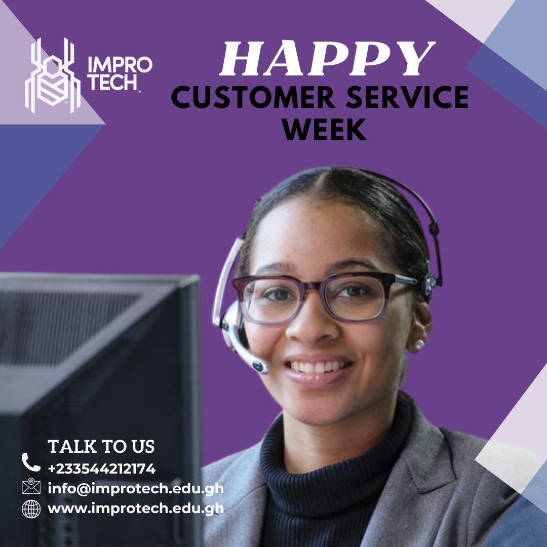 🌟 Celebrating Customer Service Week 🌟

At IMPROTECH, we believe exceptional customer service is the heart of our business. As we celebrate Customer Service Week this week, we want to express our heartfelt gratitude to you, our valued clients.

🙌 Together, We Succeed! 🙌