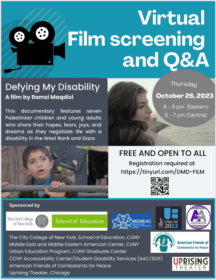 Virtual Screening on October 26th from 6-8pm. Free and open to all!